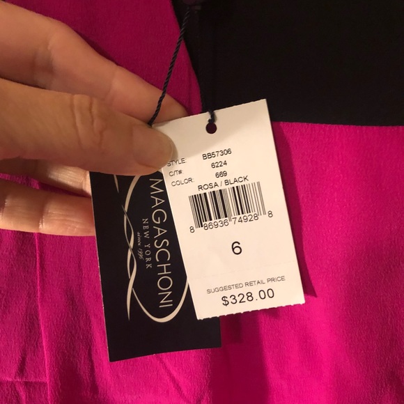 NWT Magaschoni Shift Dress Size 6 - Picture 2 of 5